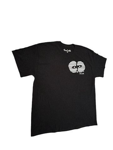 Black Striped Logo T-Shirt-Clever CreaTV